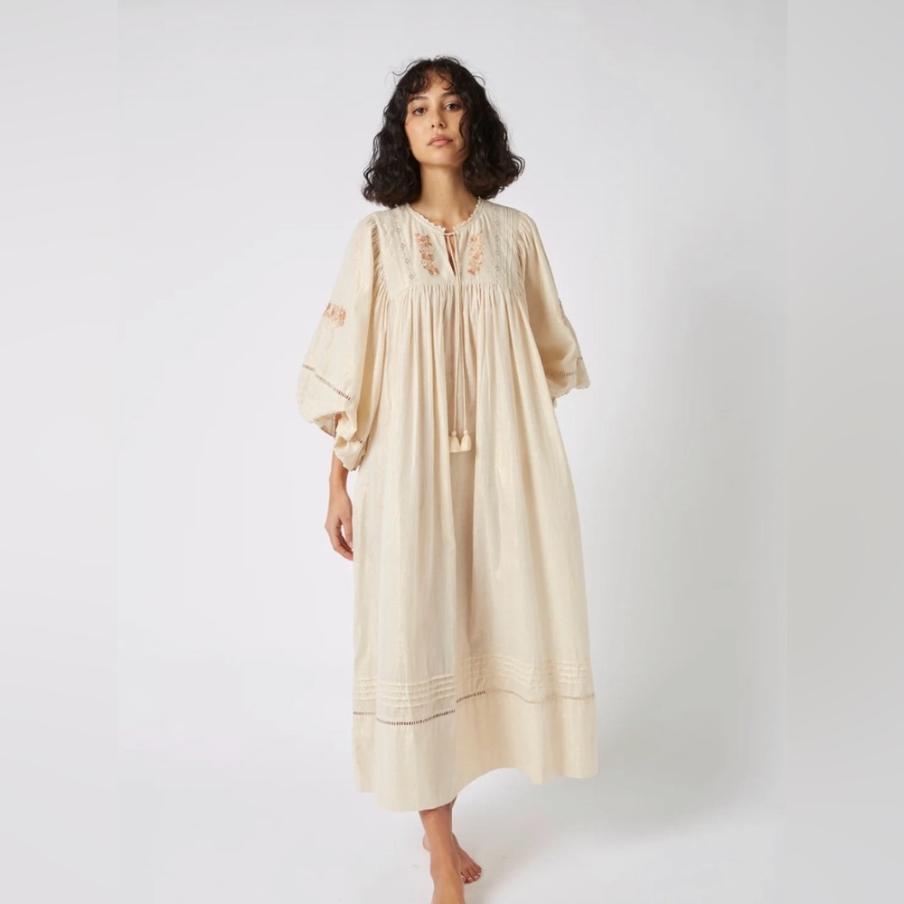 Elegant Cream Women's Nightgown
